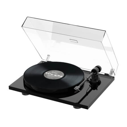 เครื่องเล่นแผ่นเสียง PROJECT : E-1 PHONO (พร้อมหัวเข็ม AUDIO TECHNICA รุ่น AT 3600L) (สีดำ)_0